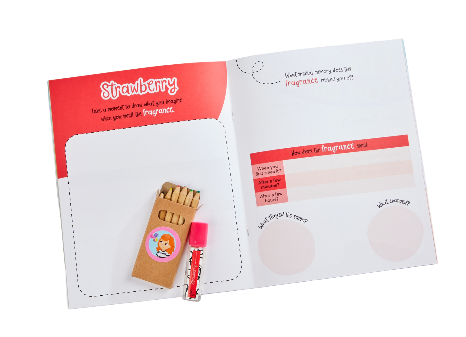 Interactive STEM Scent Activity Booklet+ 6 Rollerball Fragrance